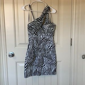Zebra print dress